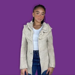 Ruffle Knit Cardigan